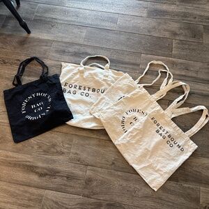 Forestbound Cotton Shopping bags